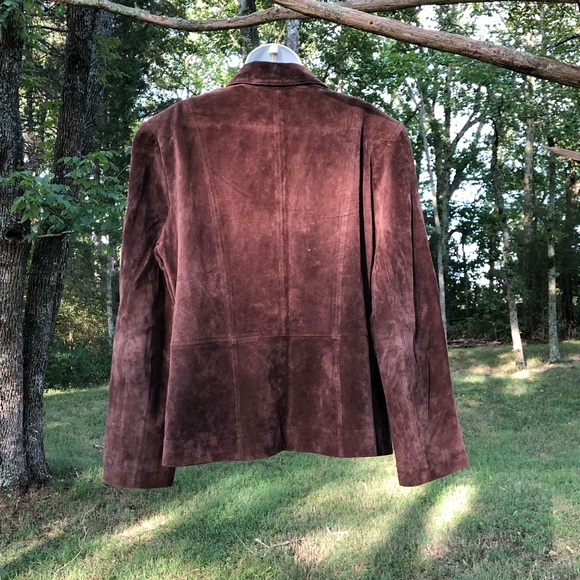 Margaret Godfrey Chocolate Blazer Jacket Size 12 - Picture 2 of 7